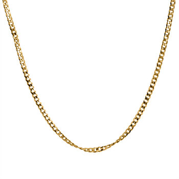 Panzerkette 56 cm in 925 Silber vergoldet