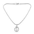 Moissanit Halskette ca. 50 cm 925 Silber ca. 1,34 ct.