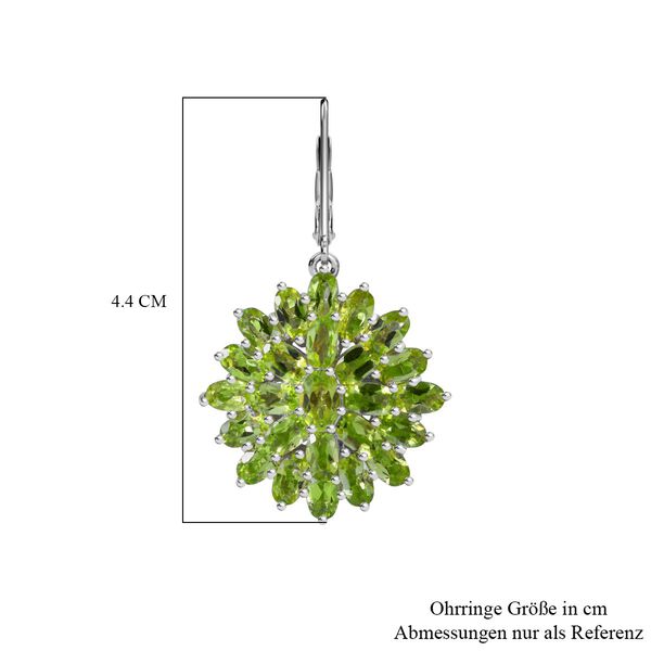 AA Peridot Ohrringe - 12,15 ct. image number 4