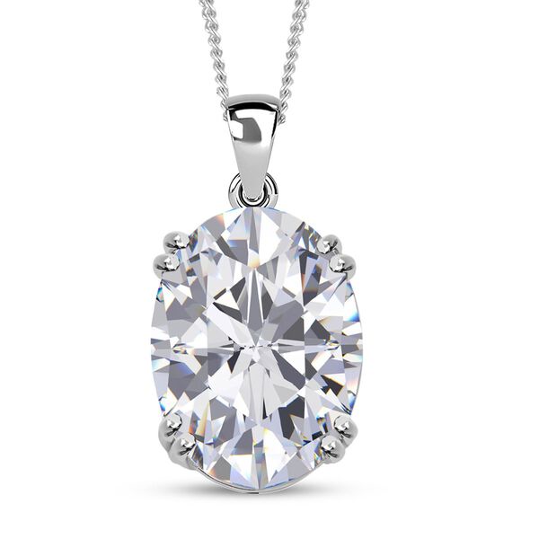 D'Joy Moissanit Schmuckset ca. 45 cm 925 Silber rhodiniert ca. 15.00 ct