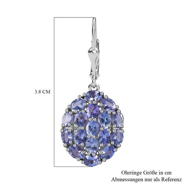 Tansanit Ohrringe - 6,05 ct. image number 6