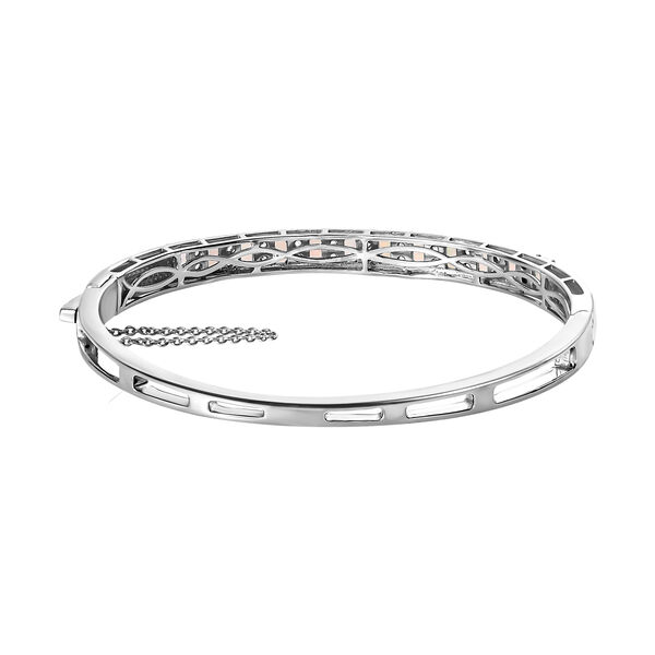 Natürlicher, äthiopischer Welo Opal und Zirkon-Armreif - 2,88 ct. image number 4