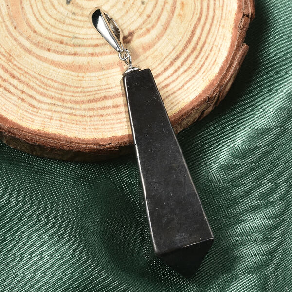 Shungit Anh&auml;nger 925 Silber rhodiniert ca. 42,28 ct image number 3