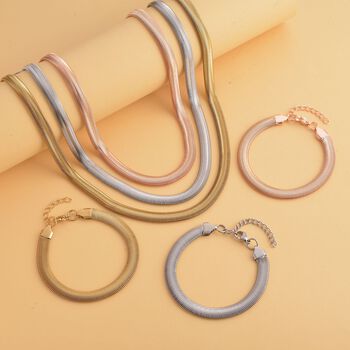 EVER TRUE 6er-Set- vielseitige Fischgr&auml;ten-Halsketten und -Armb&auml;nder