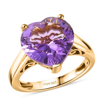 D'Joy AA Rose De France Amethyst Ring und Anh&auml;nger mit 50cm Kette