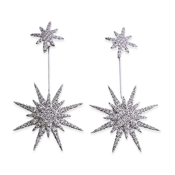 Zirkonia Starburst Ohrringe image number 0