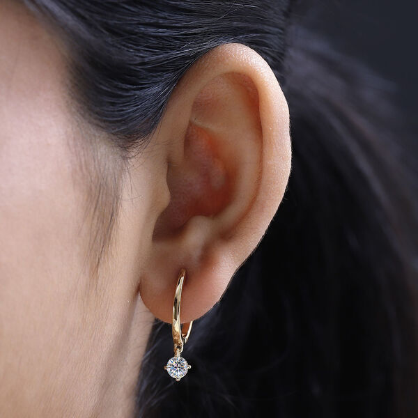 Moissanit Ohrringe - 0,83 ct. image number 3