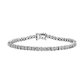 LUXURIANT DIAMOND- SI Labor Diamant Armband, 19 cm - 1,49 ct.