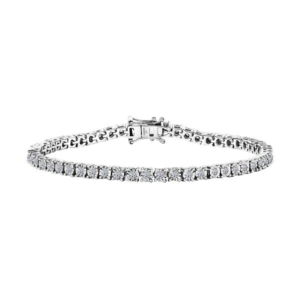 LUXURIANT SI Labor Diamant Armband, 19 cm - 1,49 ct. image number 0