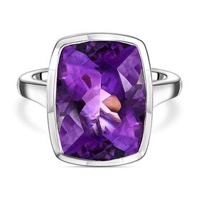 Natürlicher, marokkanischer Amethyst-Solitär-Ring - 10,83 ct.