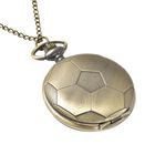 Strada - Taschenuhr im Fußball Design, Japanisches Uhrwerk, bronzefarben image number 2