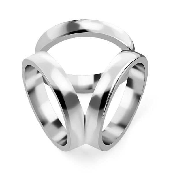 The 5th Season - kunstvoller Schalring, silber