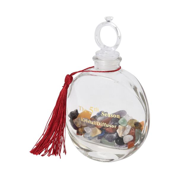 The 5th Season- Aromatherapie Duft-Diffusor mit mehreren Edelsteinen, Duftst&auml;bchen und Quasten, 100ml image number 3