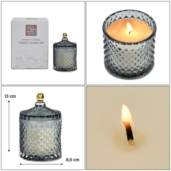 The 5th Season: Premium-Kollektion: Duftkerze im Glas, 36h Brenndauer, Dunkle Beere image number 5