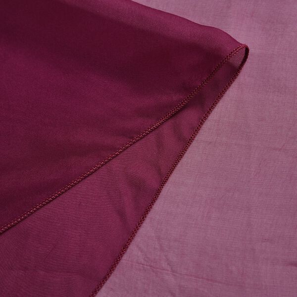 LA MAREY - Maulbeerseide Schal, Weinrot image number 6