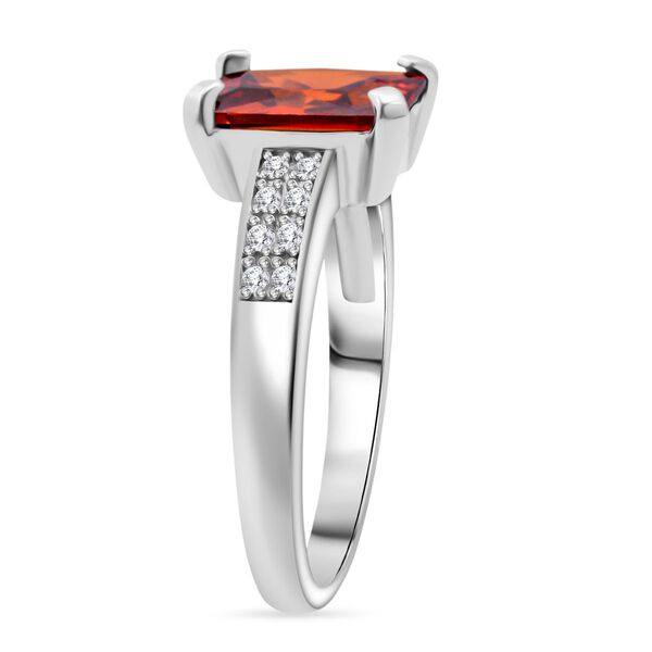 Lustro Stella roter und wei&szlig;er Zirkonia Ring image number 4