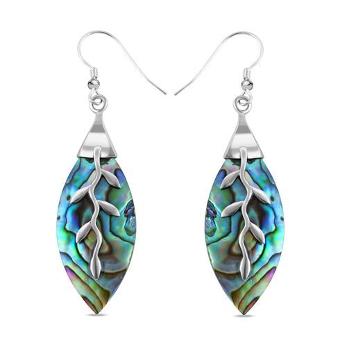 Royal Bali Kollektion - Abalone Muschel Ohrringe, 925 Silber image number 0