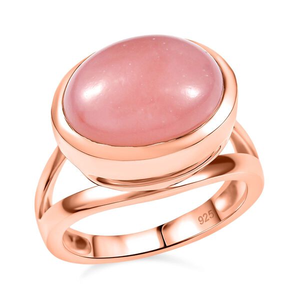 AA Vinicunca-Peruanischer Opal Ring 925 Silber 750 ros&eacute;vergoldet (Gr&ouml;&szlig;e 21.00) ca. 4,96 ct image number 3