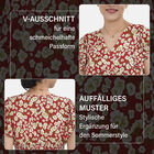 Maxikleid mit gesmokter Taille und Flatterärmeln, One Size, rot image number 3