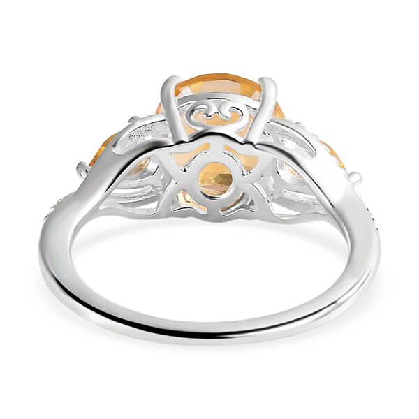 Citrin Ring, 925 Silber (Gr&ouml;&szlig;e 16.00) ca. 2,26 ct image number 6