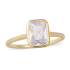 LUSTRO STELLA - Zirkonia Ring 925 Silber vergoldet  ca. 2,75 ct image number 0