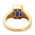 Masoala Saphir und Zirkon Ring, 925 Silber vergoldet, 3,39 ct. image number 5
