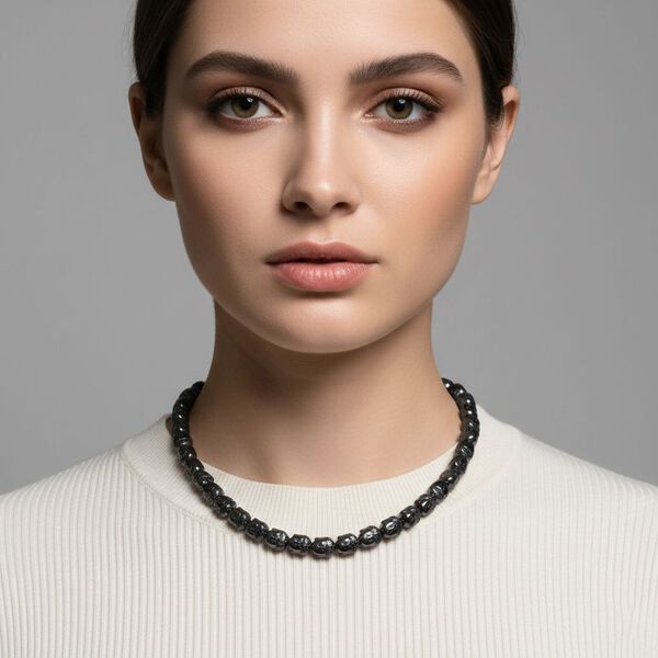 H&auml;matit 50+5cm Halskette - 379 ct. image number 2