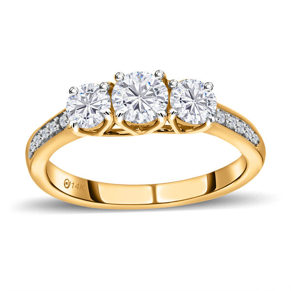 New York Kollektion- I1-I2 GH Diamant Ring- 1,15 ct. image number 1