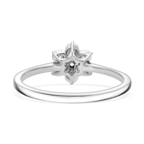 LUXURIANT DIAMOND - Lab Grown Diamant SI-GH SGL zertifiziert Ring 925 Silber rhodiniert (Größe 17.00) ca. 0.50 ct image number 5
