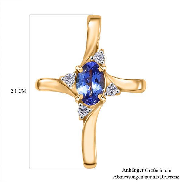 D'Joy Tansanit und Zirkon Anh&auml;nger - 0,51 ct. image number 6