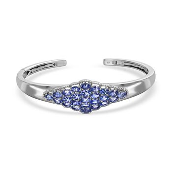 Tansanit-Cluster-Armreif - 6,50 ct.