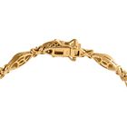 Natürliches, goldenes Tansanit und Zirkon-Armband, 19cm - 2,76 ct. image number 3