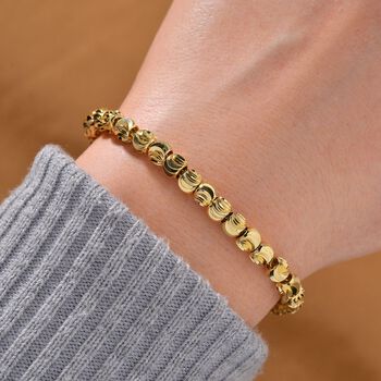 Armband in Goldton, 19+5cm