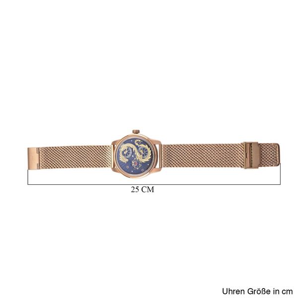 WILLIAM HUNT LIMITIERTE EDITION - Drachen Uhr Seiko Automatik Uhrwerk, 21 Jeweils, Saphir Mineralglas, 5 ATM Wasserdicht, 316L Edelstahl image number 8