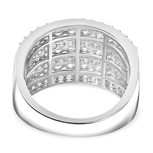 J Francis gefertigt mit SWAROVSKI-  Swarovski Zirkonia Cluster Ring image number 6