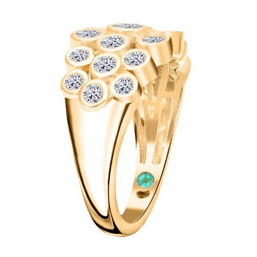 LUXURIANT DIAMOND- SGL zertifizierter VS-EF Labor Diamant Ring in 417 Gold - 1 ct. image number 3