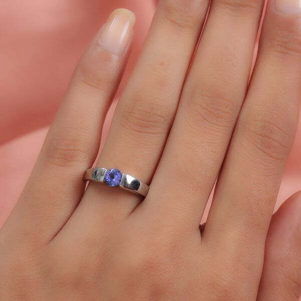 Tansanit Solitär Ring - 0,50 ct. image number 3