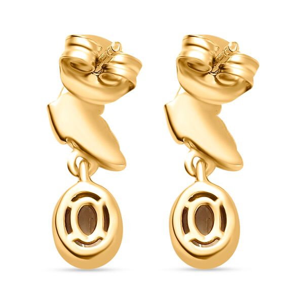 AA Natürliche goldene Tansanit-Ohrringe - 0,67 ct. image number 5