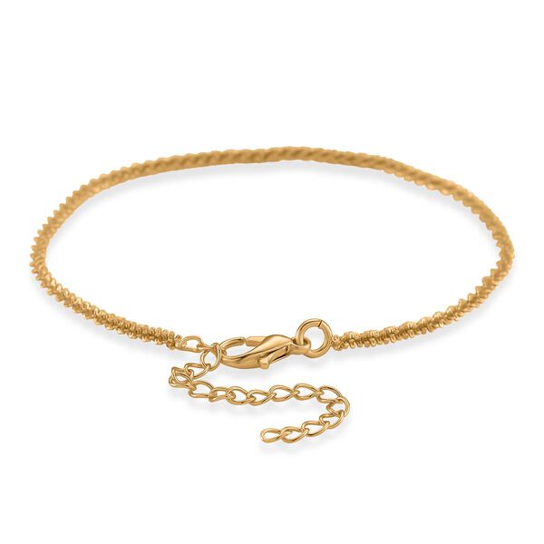 Funkel Armband, Messing Goldfarben ca. 19 cm image number 4