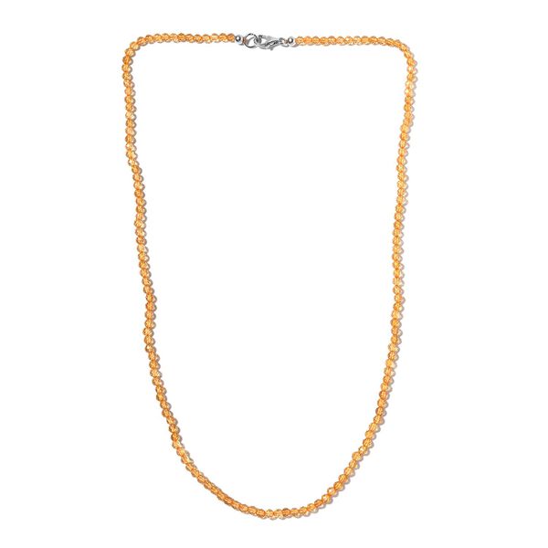 Citrin Halskette, 50 cm - 38 ct. image number 4