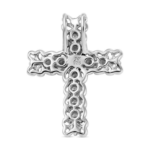 J Francis gefertigt mit SWAROVSKI- Zweifarbiger Swarovski Zirkonia Anhänger image number 5