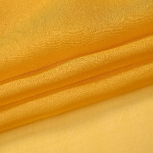 LA MAREY – Chiffon Schal aus Maulbeerseide, Gelb image number 6