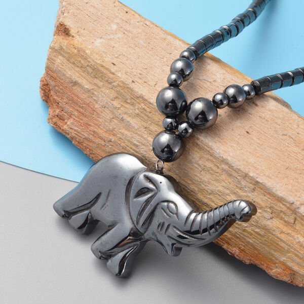 H&auml;matit Halskette ca. 50 cm Edelstahl 242,50 ct image number 2