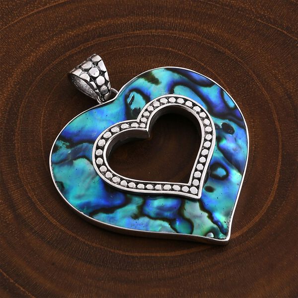 D'Joy Abalone Muschel Anhänger 925 Silber ca. 0,01 ct. image number 1