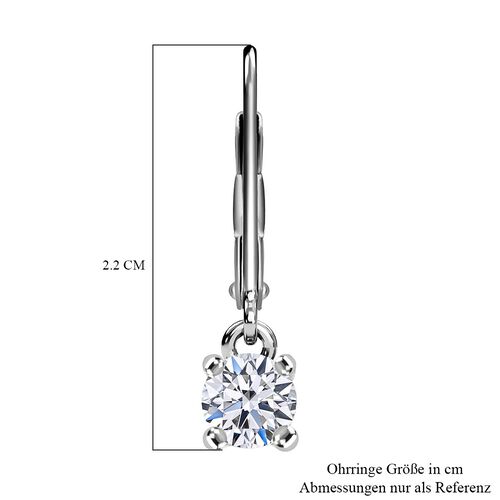 LUXURIANT DIAMOND - Lab Grown Diamant VS-GH Ohrringe 925 Silber rhodiniert ca. 1.00 ct image number 3