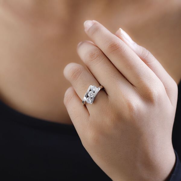 Moissanit Ring - 1,15 ct. image number 3