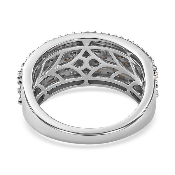 Mehrfarbiger Diamant-Cluster-Ring - 1 ct. image number 7