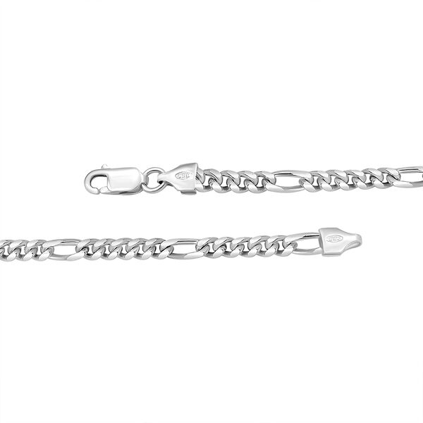 Italienische Figarokette, 925 Silber, ca. 56 cm, ca. 29,49g image number 2