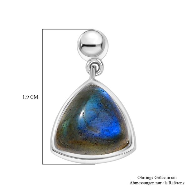 AAA Labradorit Ohrringe - 8,89 ct. image number 7