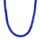 Blauer Magie Farbe Kristall Halskette ca. 50 cm + 5 cm Extender Standard